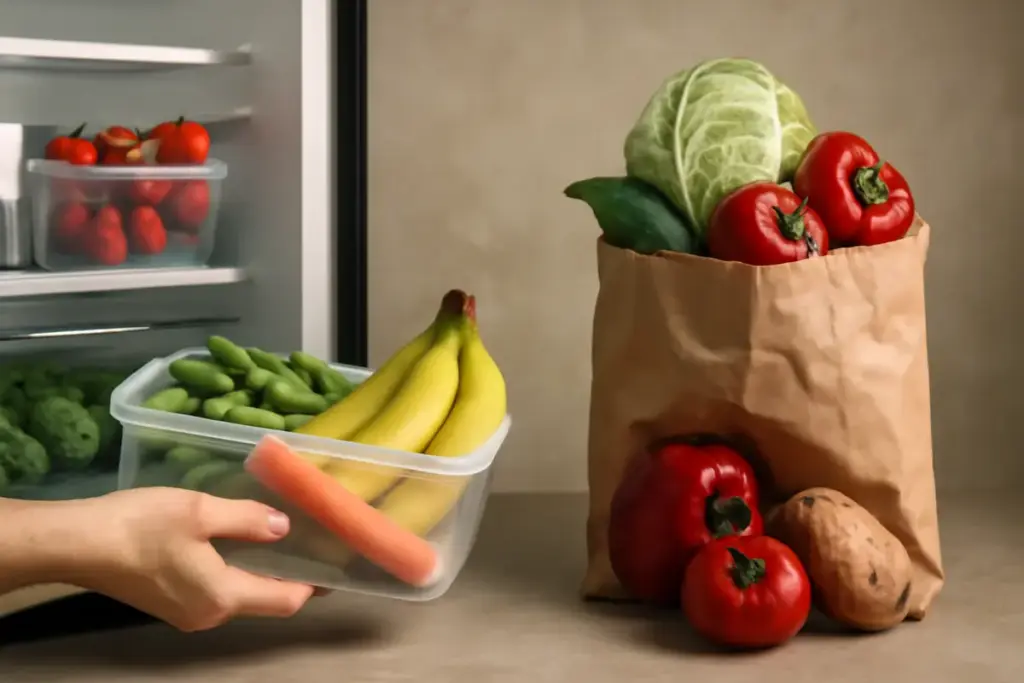Qual è il modo migliore per conservare frutta e verdura? Smetti di buttarla via troppo presto
