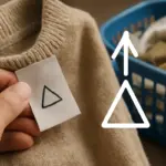 Cosa significa il simbolo del triangolo sulle etichette dei vestiti? L’indicazione che ti salva dalla lavanderia