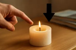 Cosa significa se la cera di una candela forma il ‘cratere’? Il segnale da non ignorare