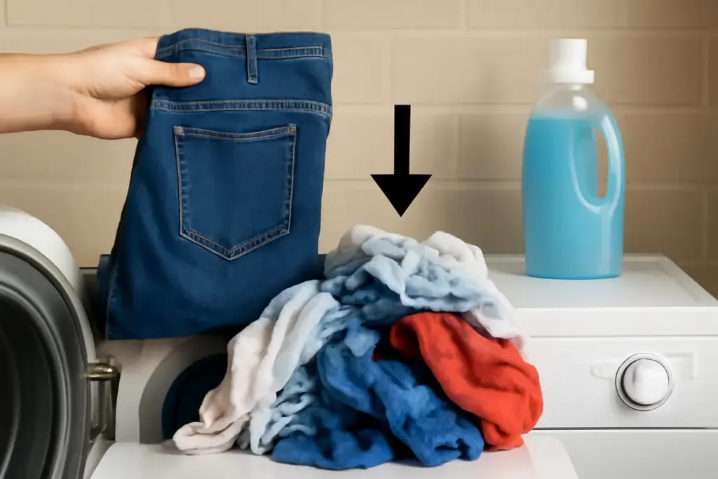 Perché i jeans nuovi perdono colore con i lavaggi? La soluzione per non rovinare gli altri capi